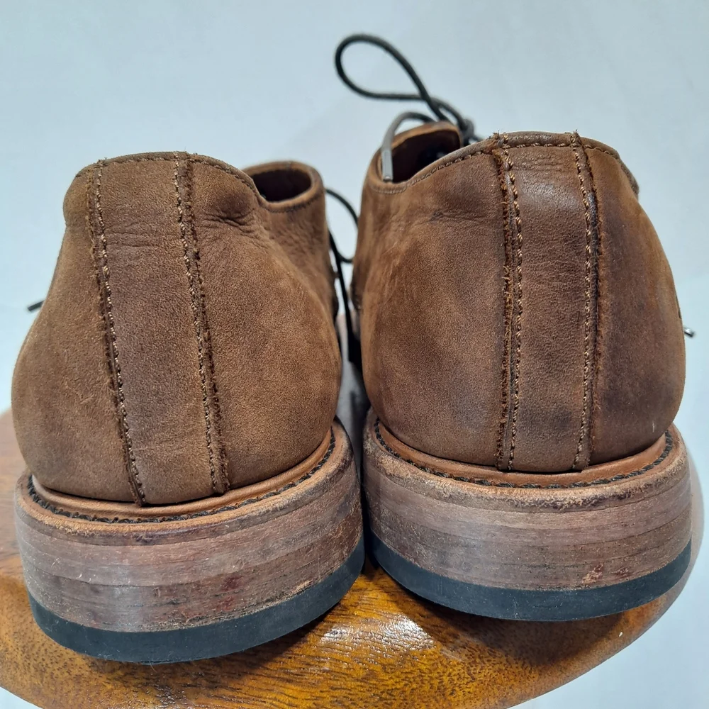 Frye Brown Leather Derby Shoes